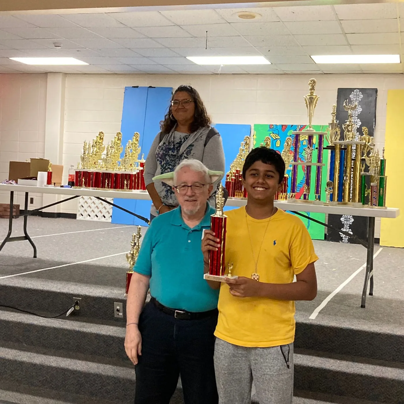 Junior student trophy result